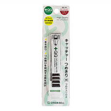 GREEN BELL 綠鐘 QQ不鏽鋼輕巧型指甲剪, 1支