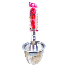 KAI 貝印 House 網杓 DE-5676 附攪拌匙 紅柄, 1支