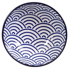 TOKYO DESIGN STUDIO 瓷製醬料碟 9cm, 浪紋藍, 1個
