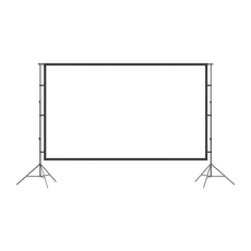 Ho-se 好勢露營 FAD 雙支架投影布幕組 120吋 白柵抗光