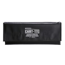 HIGHTIDE Carry Tite 字樣筆袋, 黑色, 1個