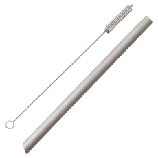 TEMPEST 純鈦吸管 斜口 12 x 215mm, 環保耐用，健康飲用, 1支