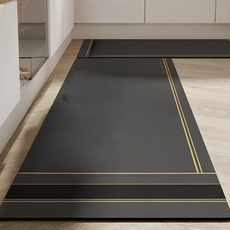 硅藻泥廚房軟墊 大理石金, 80 x 50cm