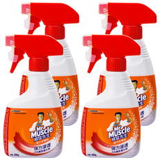 威猛先生 強力去霉劑 噴槍瓶, 日本製高效去除黴菌斑, 有效殺菌效果長達30天, 400g, 4瓶