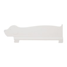 Haru Gonggan 小狗造型水槽矽膠擋水板, 1個, 白色