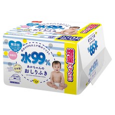 Lec.Be 純水99%一般型濕紙巾 80張, 80抽, 1袋