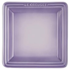 LE CREUSET 瓷器正方盤, 藍鈴紫, 1個