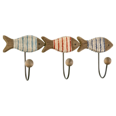 VERSA 壁掛式掛勾, 小魚 多色, 1組