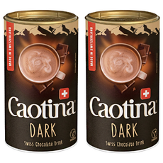 Caotina 可提娜 頂級瑞士黑巧克力粉, 500g, 2罐, 1罐