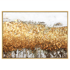 抽象畫 金風驟起, 木色