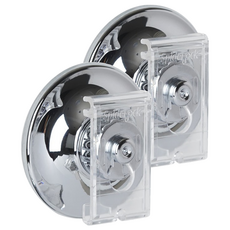 spider loc 替換式扣式吸盤 72mm 韓國製造, 銀色, 2組