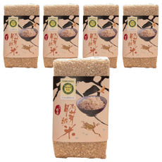 origin 源天然 有機轉型期糙米 CNS二等米, 600g, 5包