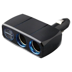 Kashimura 可調式電源插座+2USB 合計4.8A 支援高速充電, 2孔, 1個