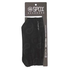 SPOX MEGA LITE 2.0/AMEBA BLACK 黑變形蟲 超寬版運動頭帶 台灣製造, 1條, 20 x 15 x 4.5cm