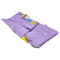JAR嚴選 防水防風兒童雨衣 紫色獨角獸 3XL, 1入