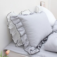 CHOUETTROOM 超細纖維荷葉邊枕套