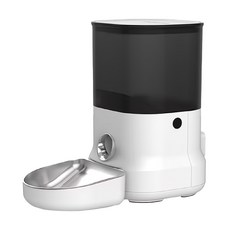 DOGNESS 多尼斯 魔方餵食器 按鍵版 4L, 白色, 1.9kg, 1個