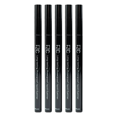 FZC 流星眼線液筆 持久防水, Black, 5支