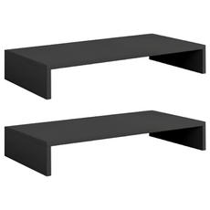 螢幕增高架 桌面增高架 電腦增高架 電腦螢幕架 1116g 2個, 經典黑