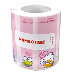 NIIMBOT B21S/B1專用防水貼紙 三麗鷗男團 流行偶像, 50 x 20mm x 8m, 315張, 1捲