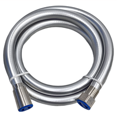 LEADER 麗達 防纏繞大流量大孔徑16MM管徑 銀龍管B12 310g, 1.8m, 銀色