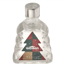 QiMart MIT聖誕狂歡聖誕樹造型硅藻土香氛擴香瓶, 白麝香, 200ml, 1瓶