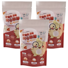 W.L 膠囊式機能夾心軟糖 葉黃素+鈣, 荔枝蘋果乳酸口味, 3.6g, 7顆, 3包