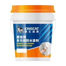 KINGCAT 貓王油漆 壁佳寶 多功能防水塗料 5加侖, 蘇打綠, 1罐