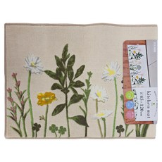 oka 進口廚房地墊 Botanical Garden 卡其色, 45 x 120cm