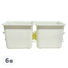 KEYWAY 聯府 扣扣3號收納盒 88 x 83 x 71mm 6個, UR-306