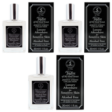 Taylor of Old Bond Street 傑明紳士鬍後水 適用於敏感肌膚 不含酒精, 30ml, 3件