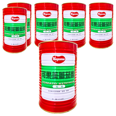 KAGOME 可果美 蕃茄醬 純素, 4.5kg, 6桶