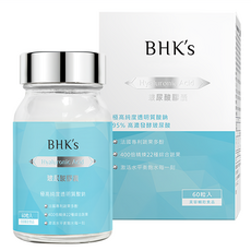 BHK's 玻尿酸 素食膠囊 60顆, 1罐