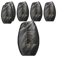 ST 雞仔牌 現代主義部屋消臭力 絲絨麝香, 400ml, 6個