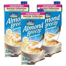 BLUE DIAMOND 藍鑽 無糖杏仁飲 咖啡師, 946ml, 3瓶