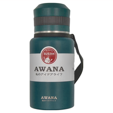 AWANA 米爾手提隨行運動瓶 8.5 x 8.5 x 29.5cm, 孔雀綠, 600ml, 1瓶