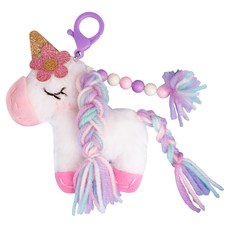 DIY材料包 彩虹馬 Set, 串珠亮片裝飾, 17x11.5x3cm, 粉色, 1組