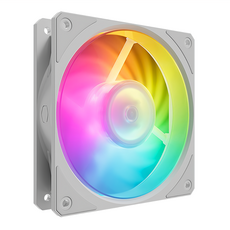 COOLER MASTER 酷碼 Mobius 120P ARGB 機殼散熱器, 白色, 1個