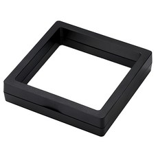 上手家居防氧化薄膜 首飾收納盒 中款9x9cm 8入組, 黑色, 1層