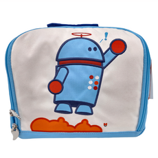 beatrix NEW YORK經典刺繡兒童保溫保冷午餐袋, 25 x 11 x20cm, 機器男孩, 1個