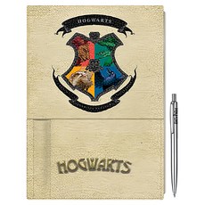 Harry Potter 哈利波特 霍格華茲高級筆記本 附筆 14.5 × 1.5 × 21 cm 364g, 1組, 霍格華茲