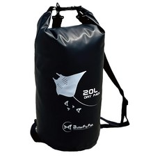 ButterFly Fish 蝴蝶魚 Manta 防水袋 附肩背帶 20L, 黑色