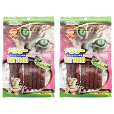 A star 貓專用零食 深海鮮魚棒, Omega 3+6, 無著色, 80g, 2包