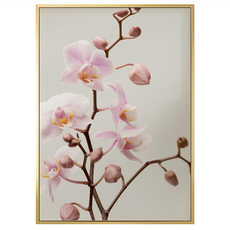 BOLUO GALLERY 菠蘿選畫所 沉醉清香 蘭花, 金色