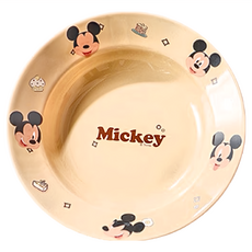 MICKEY MOUSE 米奇 淘趣系列 8吋 嘉思深盤 陶瓷材質 盤子, 直徑20.3 × 高4.5cm, 1個