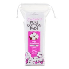VITAHALO 純棉壓紋化妝棉 100片/包, 1包