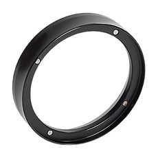 儀家生活館 咖啡磨豆機磁吸外卡接粉圈 51MM 黑色, 1個