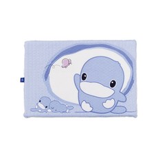 KU.KU Duckbill 酷咕鴨 親水防螨透氣乳膠枕, 藍, 1個