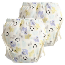 加厚6層學習褲 Set 2, 110碼, 企鵝海豹, 1組