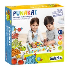 beleduc 小魚對對碰 4歲以上適用, 多色, 1盒